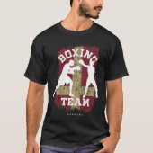 Boxing Denmark Combat Sports Fighter Boxing Tシャツ (正面)