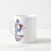 Boxing Fans Graphic and Text コーヒーマグカップ (正面左)