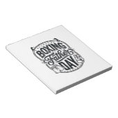 Boxing Father Day Vintage Engraving Shirt Design_1 ノートパッド (アングル)