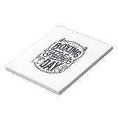 Boxing Father Day Vintage Engraving Shirt Design_1 ノートパッド (回転)