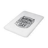 Boxing Father Day Vintage Engraving Shirt Design_1 バスマット (アングル)