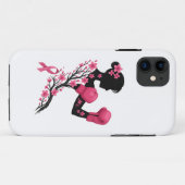 Boxing Girl Breast Cancer Awareness Phone Case Case-Mate iPhoneケース (裏面(横))