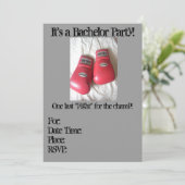 Boxing Glove Bachelor Party Invitations 招待状 (スタンド正面)