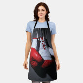 Boxing gloves  エプロン (着用した状態)