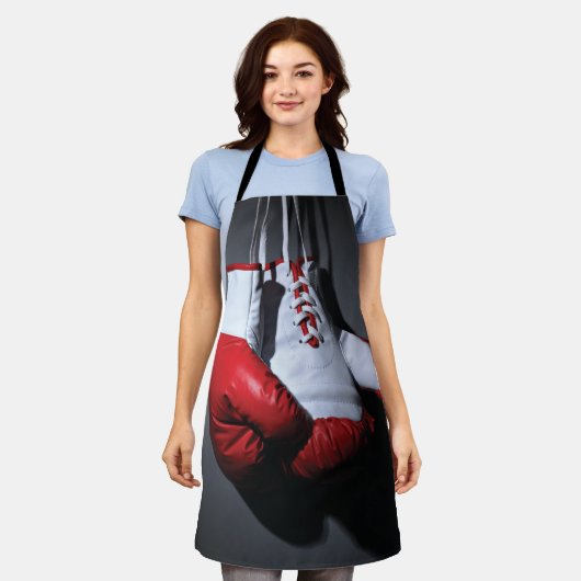 Boxing gloves  エプロン (着用した状態)