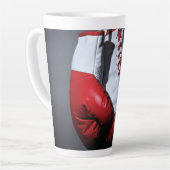 Boxing gloves  カフェラテマグ (左アングル)