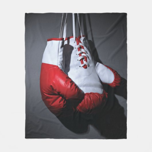 Boxing gloves  フリースブランケット (正面)