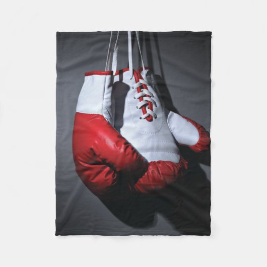 Boxing gloves フリースブランケット (正面)