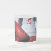 Boxing gloves フロストグラスマグカップ (中央)