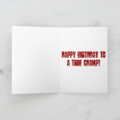 Boxing Gloves Birthday Card カード (内部)