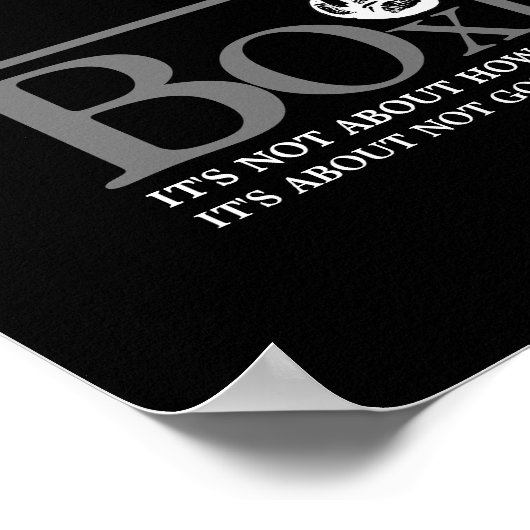 Boxing Gloves, Born to Fight ポスター (角)