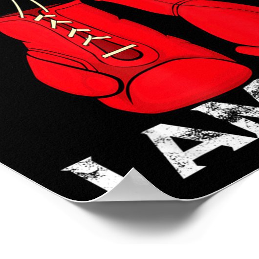 Boxing Gloves I Don't Need A Wean Combat Boxer  ポスター (角)