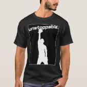 Boxing Gym Workout Graphic Motivation Unstoppable Tシャツ (正面)