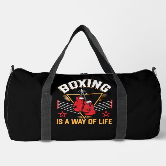 Boxing Is A Way Life ダッフルバッグ (正面)