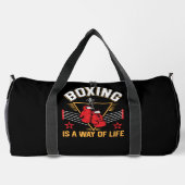 Boxing Is A Way Life ダッフルバッグ (裏面)