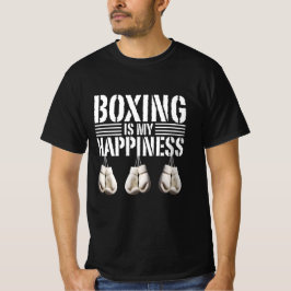 boxing is my happiness tシャツ