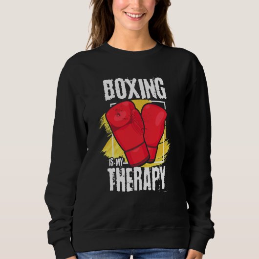Boxing Is My Therapy  box athlete スウェットシャツ (正面)