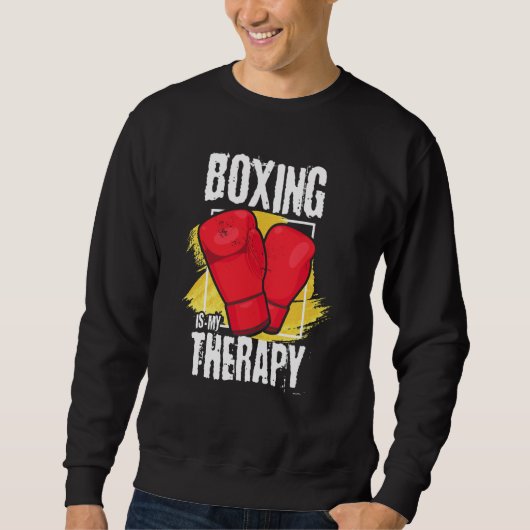 Boxing Is My Therapy  box athlete スウェットシャツ (正面)