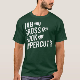 Boxing Jab Cross Hook Uppercut Boxer Tシャツ