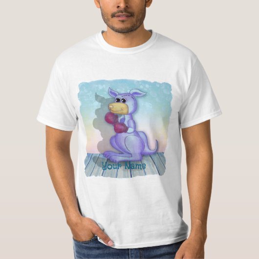 Boxing Kangaroo Tシャツ (正面)