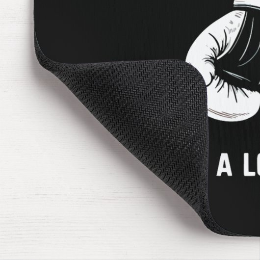 Boxing Kickboxing Boxer 3 Minutes Is A Long Time F マウスパッド (コーナー)