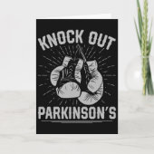 Boxing Kickboxing Fighter Knock Out Parkinsons  カード (正面)