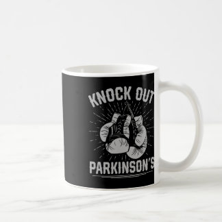Boxing Kickboxing Fighter Knock Out Parkinsons  コーヒーマグカップ