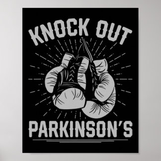 Boxing Kickboxing Fighter Knock Out Parkinsons  ポスター