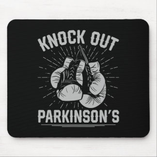 Boxing Kickboxing Fighter Knock Out Parkinsons  マウスパッド