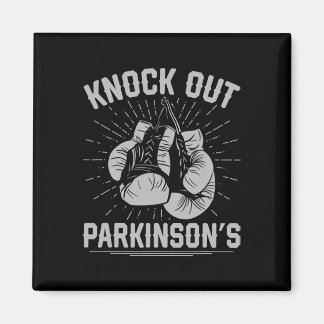 Boxing Kickboxing Fighter Knock Out Parkinsons  マグネット