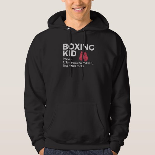 Boxing Kid Definition パーカ (正面)