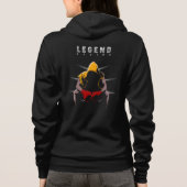 Boxing Legends | Women Full-zip パーカ (裏面)