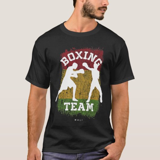Boxing Mali Combat Sports Fighter Boxing Tシャツ (正面)
