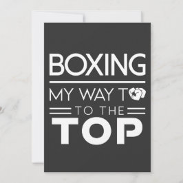 Boxing Motivation Quote Bold Minimal Typography シーズンカード