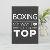Boxing Motivation Quote Bold Minimal Typography シーズンカード (スタンド正面)