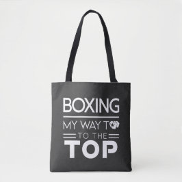 Boxing Motivation Quote Bold Minimal Typography トートバッグ