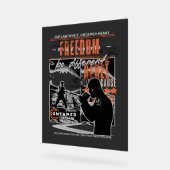 Boxing Motivation Rebel Fighter Gym Decor アクリルサイン (傾斜)