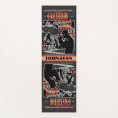 Boxing Motivation Rebel Fighter Gym Training ヨガマット (正面)