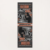 Boxing Motivation Rebel Fighter Gym Training ヨガマット (裏面)