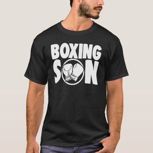 Boxing Son  Women Boxing Sports Love 1 Tシャツ (正面)