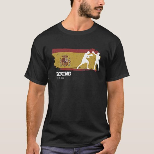 Boxing Spain Combat Sports Fighter Boxing Tシャツ (正面)