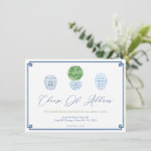 BoxwoodトピエレガントアリーGinger Jar新しいアドレス 案内状 (スタンド正面)