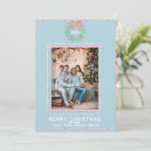 Boxwood Wreath  with Pink Bows シーズンカード (スタンド正面)