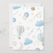 BOYのためのアドベンチャーアウェイズベビーシャワー招待状 招待状 (裏面)