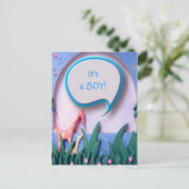 BOY新生児 案内ポストカード (スタンド正面)