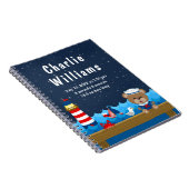 Boy 航海の Bear Red Navy誕生統計 ノートブック (右側)