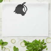 Boy 遊's Cowboy – 背景色を選択 キッチンタオル (折り畳み)