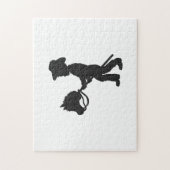 Boy 遊's Cowboy – 背景色を選択 ジグソーパズル (縦)