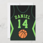 Boy 14 Birthday Invitation 招待状 (裏面)