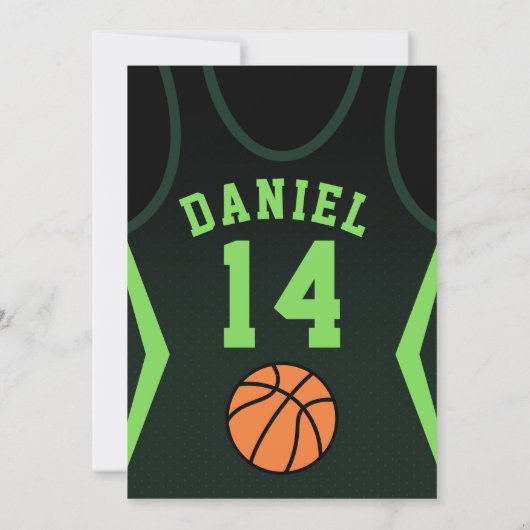 Boy 14 Birthday Invitation 招待状 (裏面)